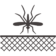 mosquito-insect-and-net-in-black mosquito-insect-and-net-in-black